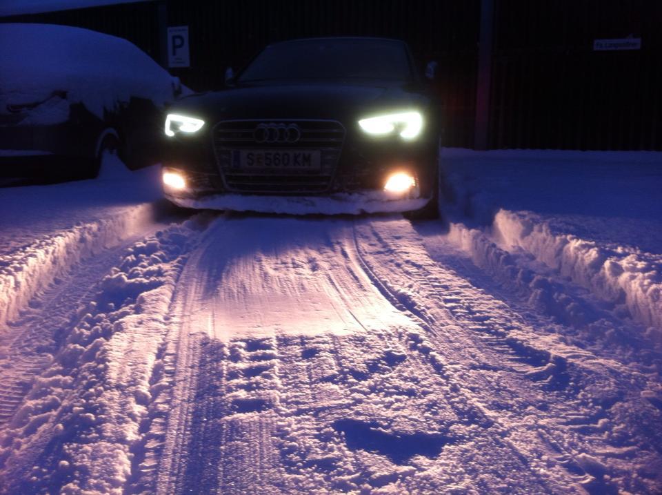 Mein S5 SB als Schneepflug :)